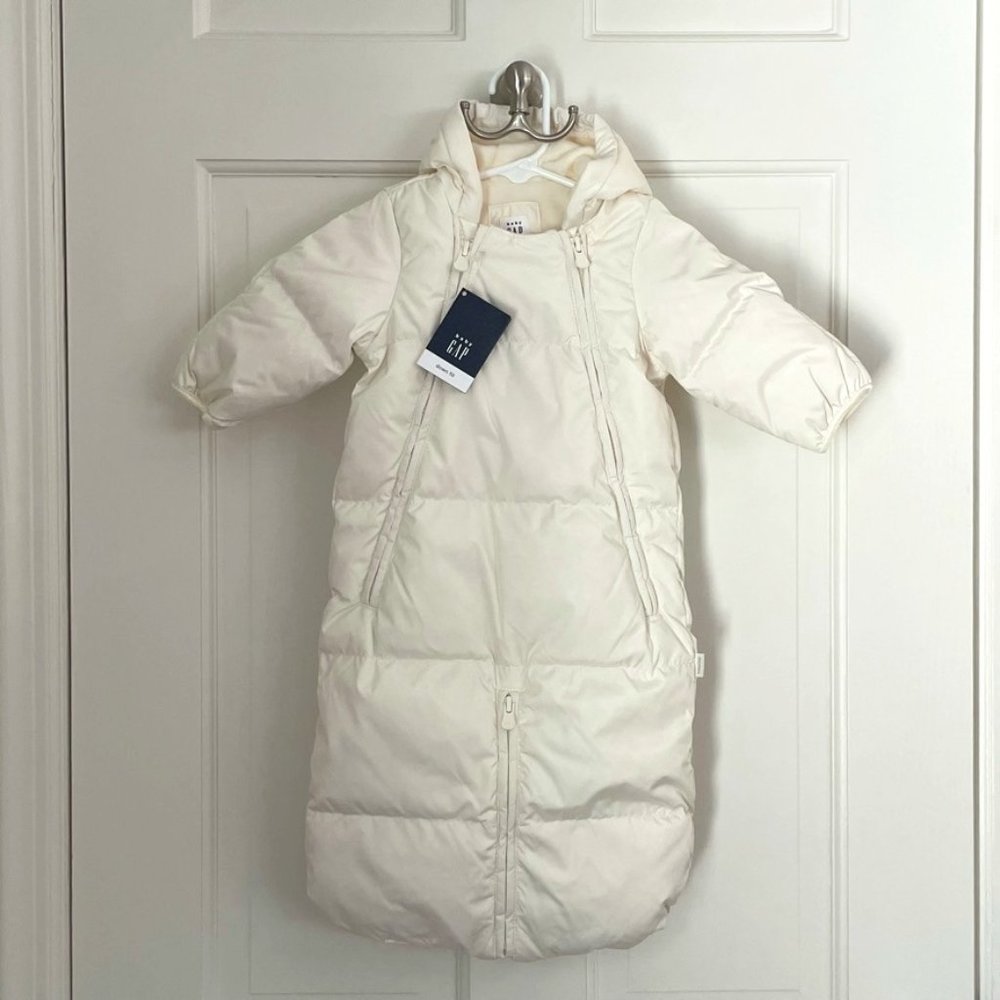 NWT Baby Gap | Girl's Convertible Bunting | Color: Cream | Size: 0-03 Months